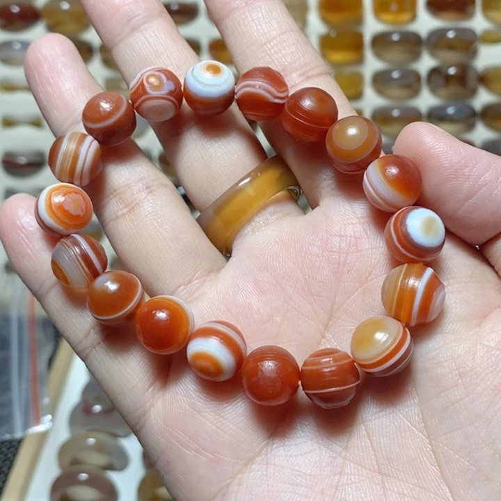 感***见玛瑙/玉髓未镶嵌戒指