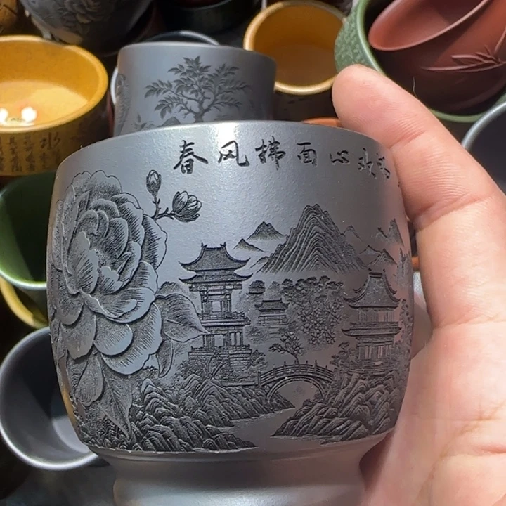 茶杯紫砂全手工制作工艺