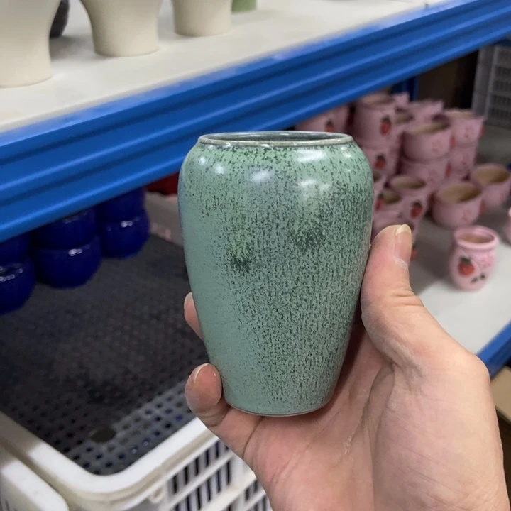 陶瓷花盆单场满9.9发5.5*10