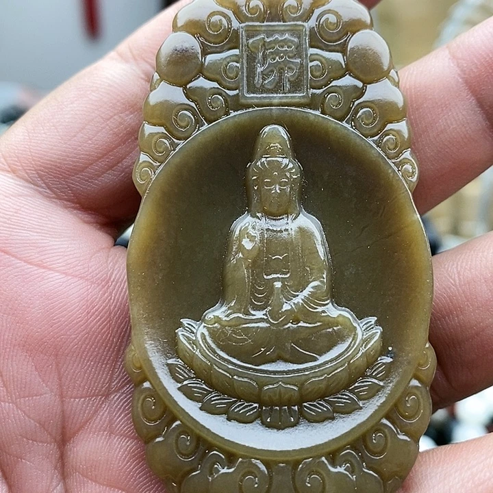 【闪购商品】未镶嵌手链和田玉观音