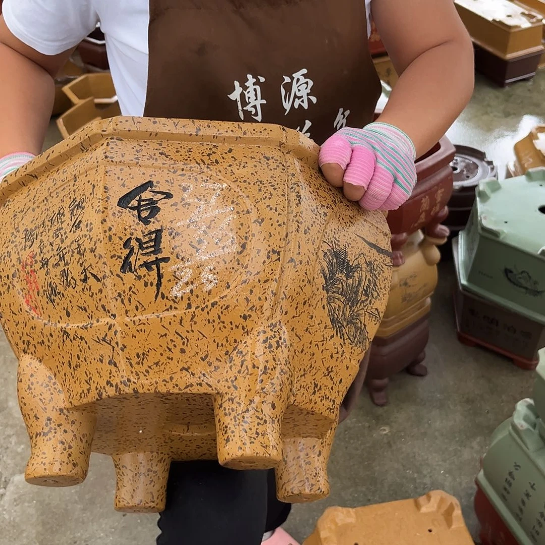 紫砂花盆盆景艺术