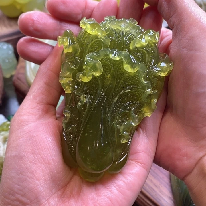 蛇纹石玉未镶嵌手把