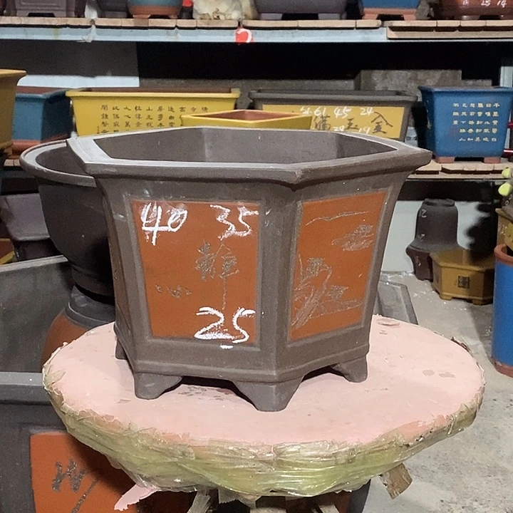 紫砂花盆花盆包邮