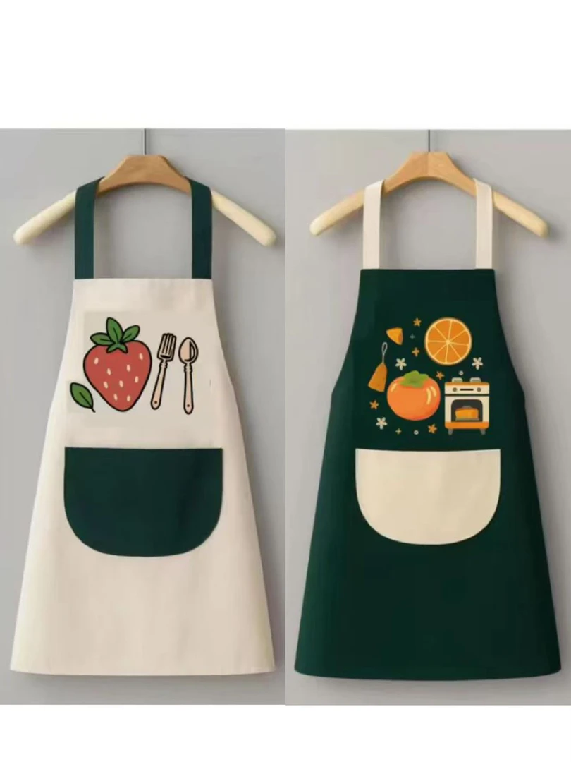 【到手两条】新款防油拼接均码家用洋气无袖防水可折叠配件礼盒套装