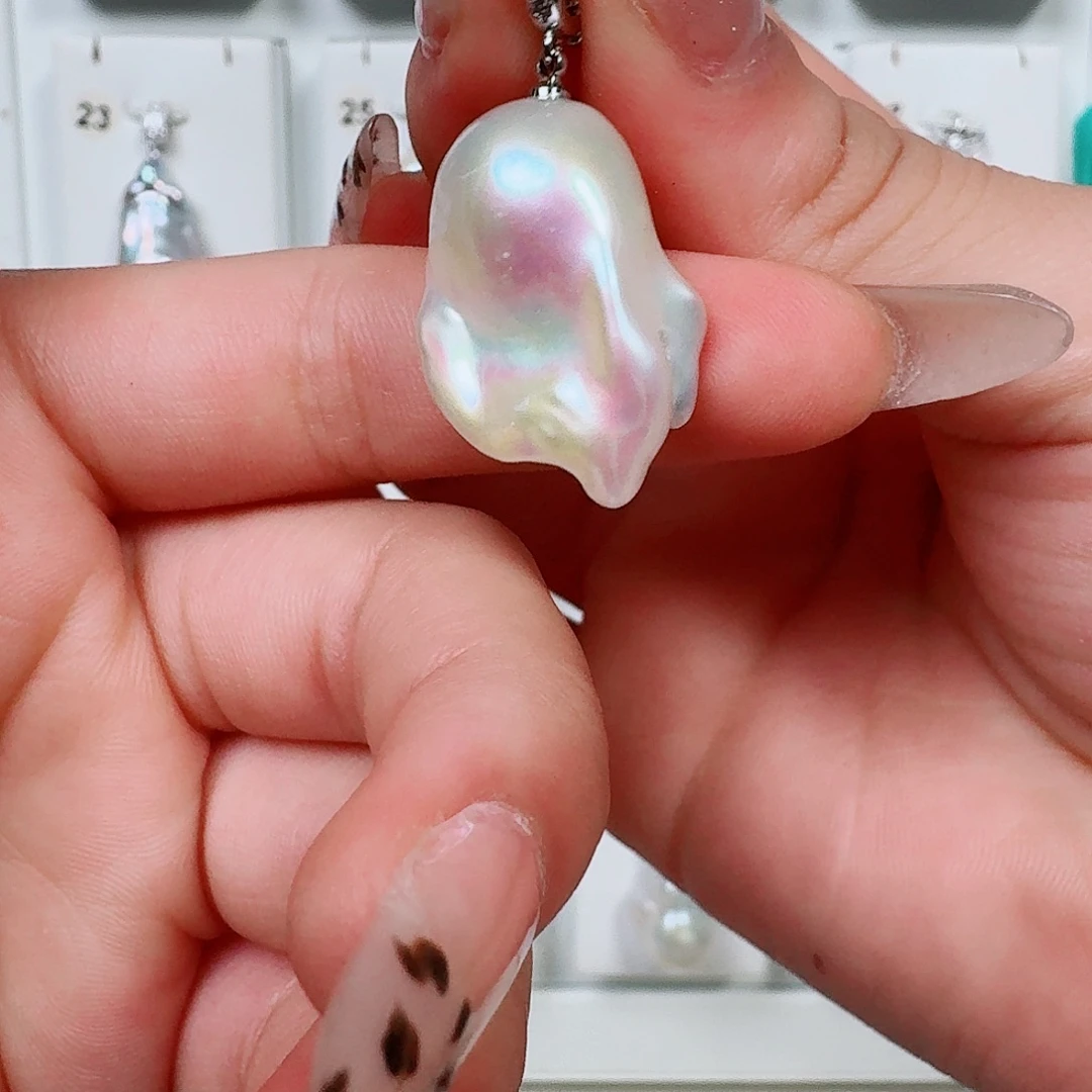 颈饰淡水珍珠合金