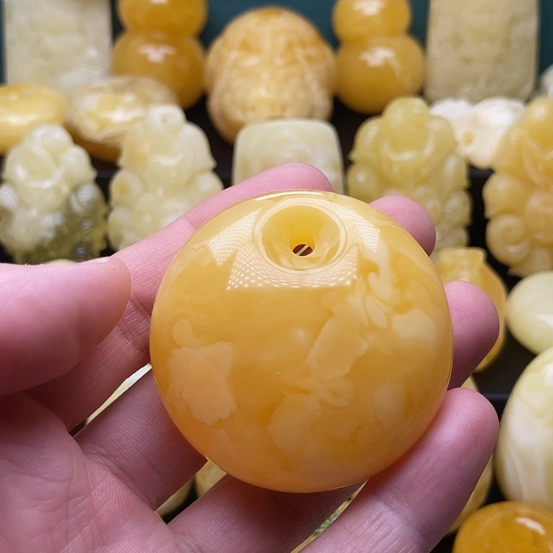 琥珀颈饰未镶嵌琥珀蜜蜡吊坠