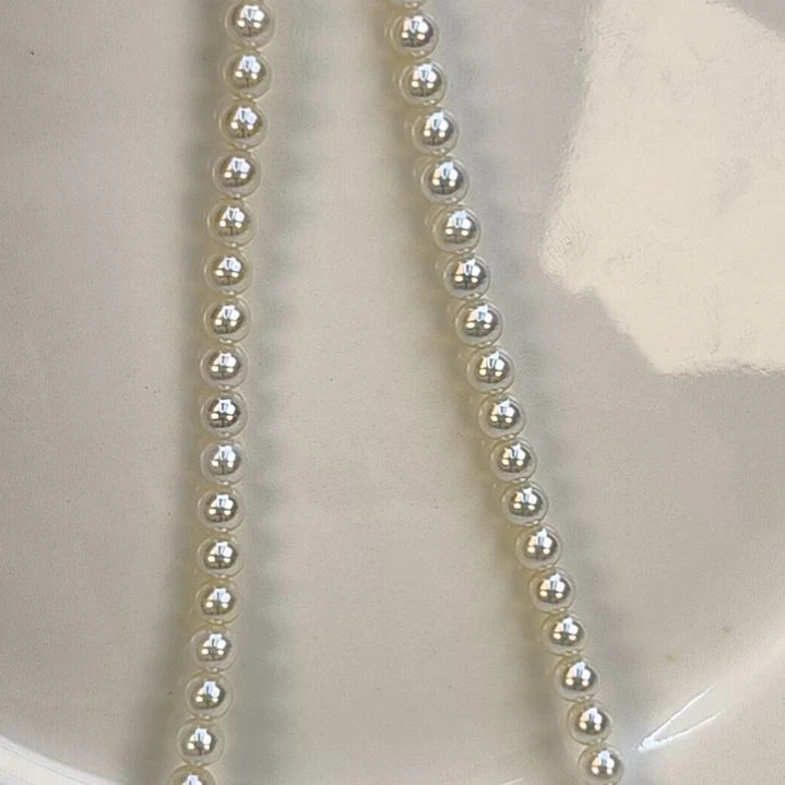 银S925镶嵌颈饰淡水珍珠5-6