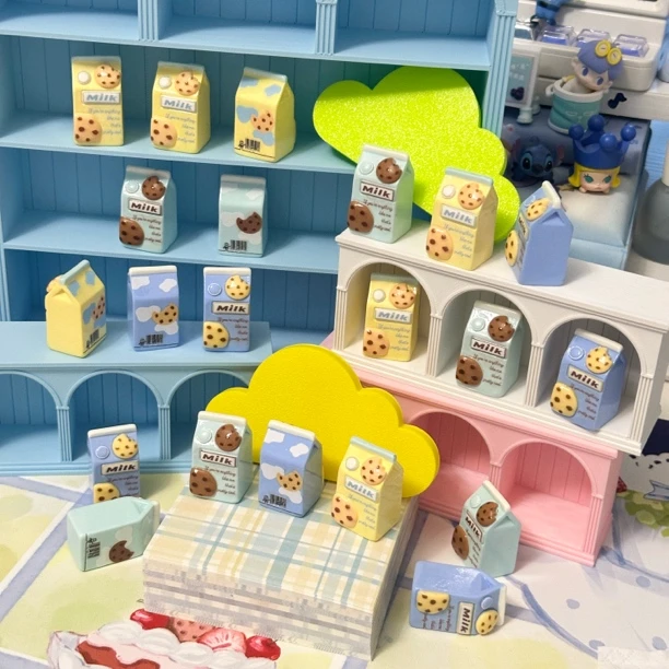 「曲奇牛奶」-啾啾蓝定制树脂配件