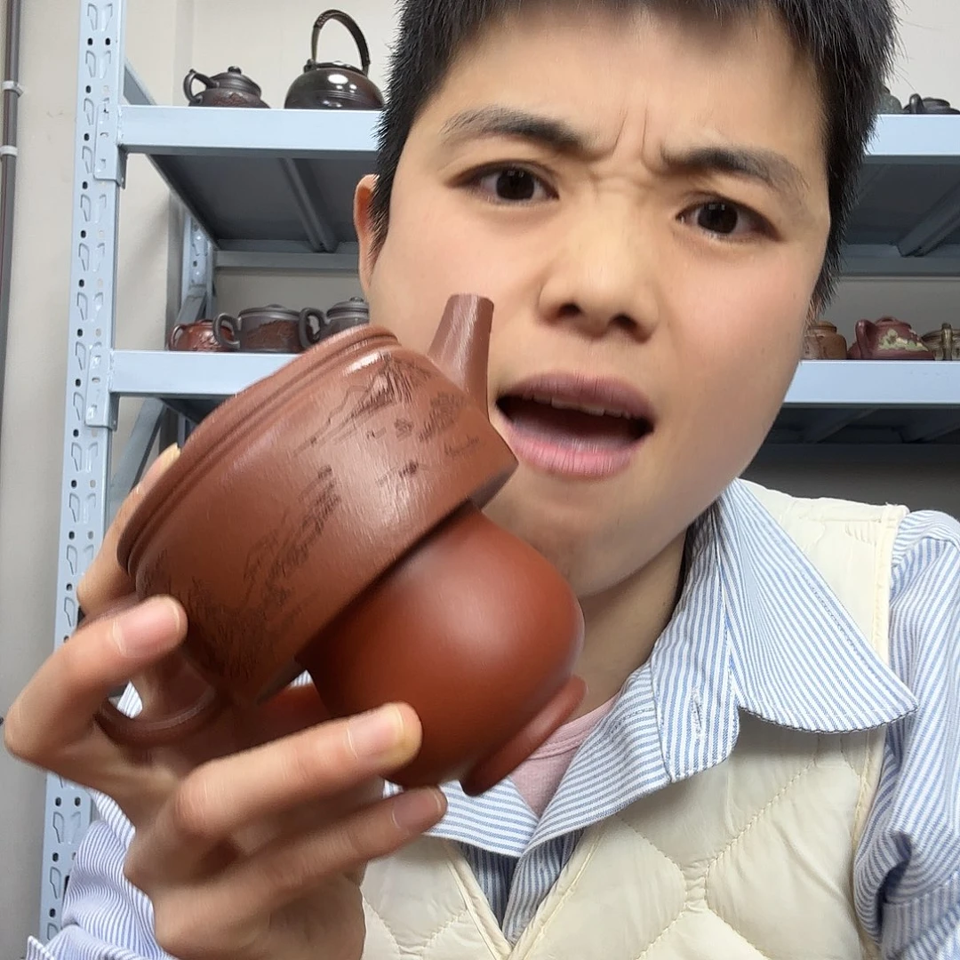 茶壶紫砂民间手艺人全手工制作
