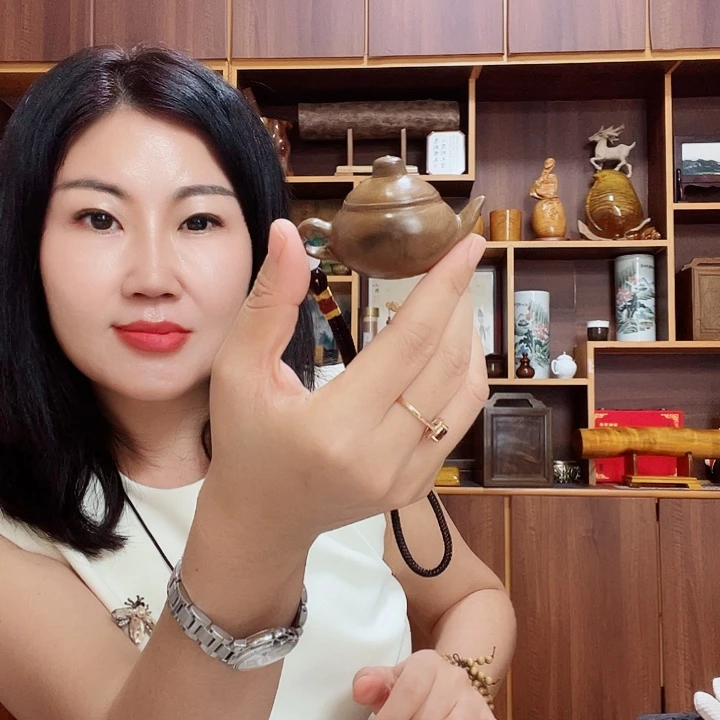 金丝楠金丝楠木阴沉料把把壶