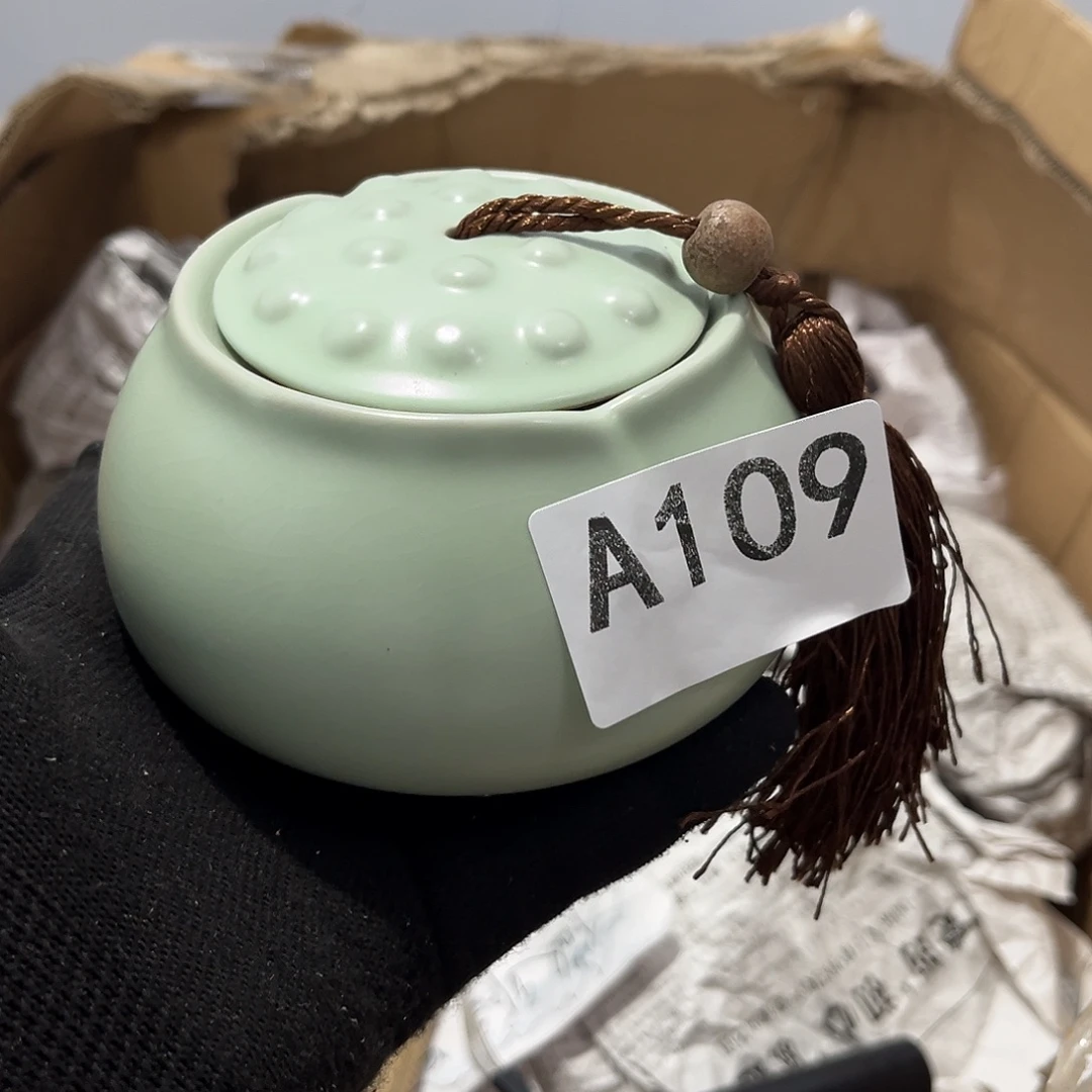 瓷片茶摆件工艺品摆件666