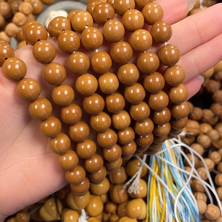 猴头核桃吊坠全品正圆珠