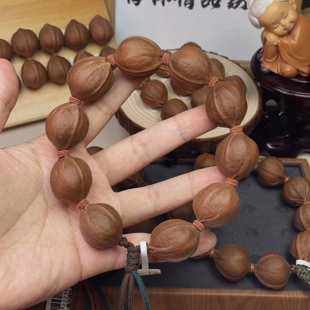 天***瀚手串/手链橄榄核22.527梅林铁核