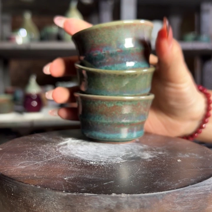 瓷片陶瓷茶宠杯子小茶器