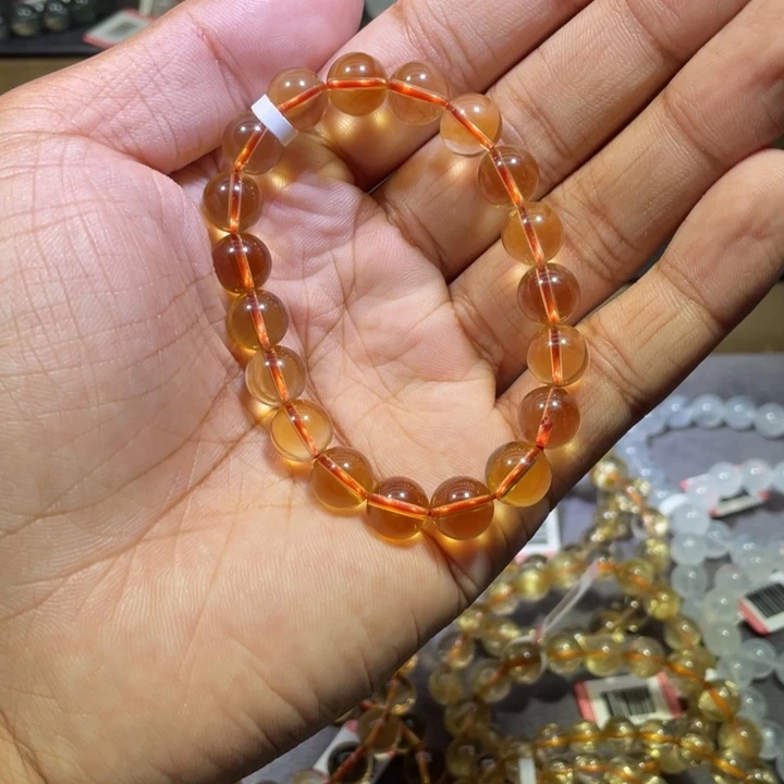 手链水晶未镶嵌黄水晶