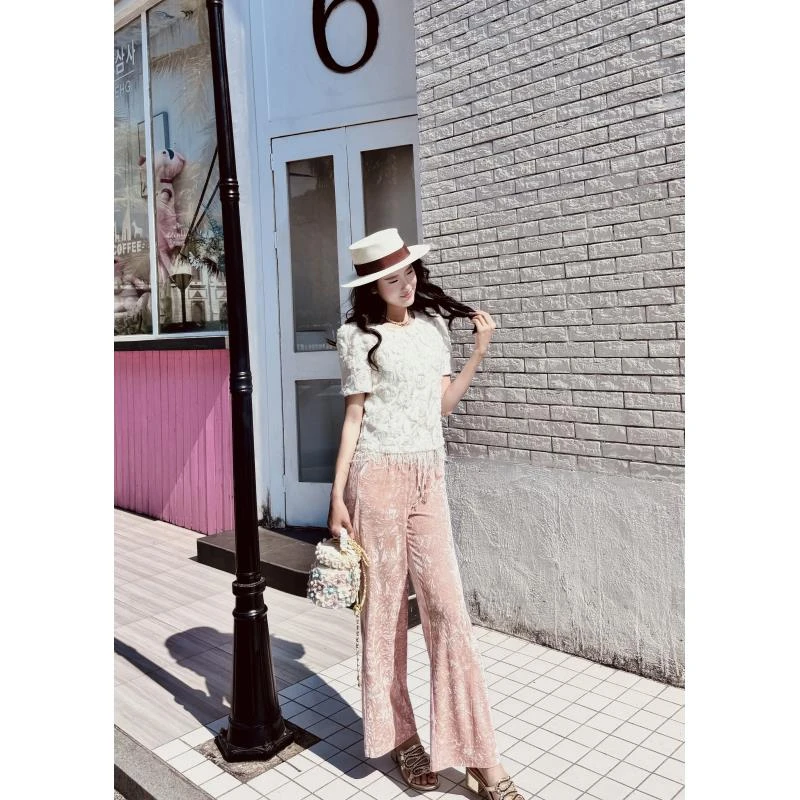 SEJI/瑟纪1-28【玫瑰露】重工气质上衣