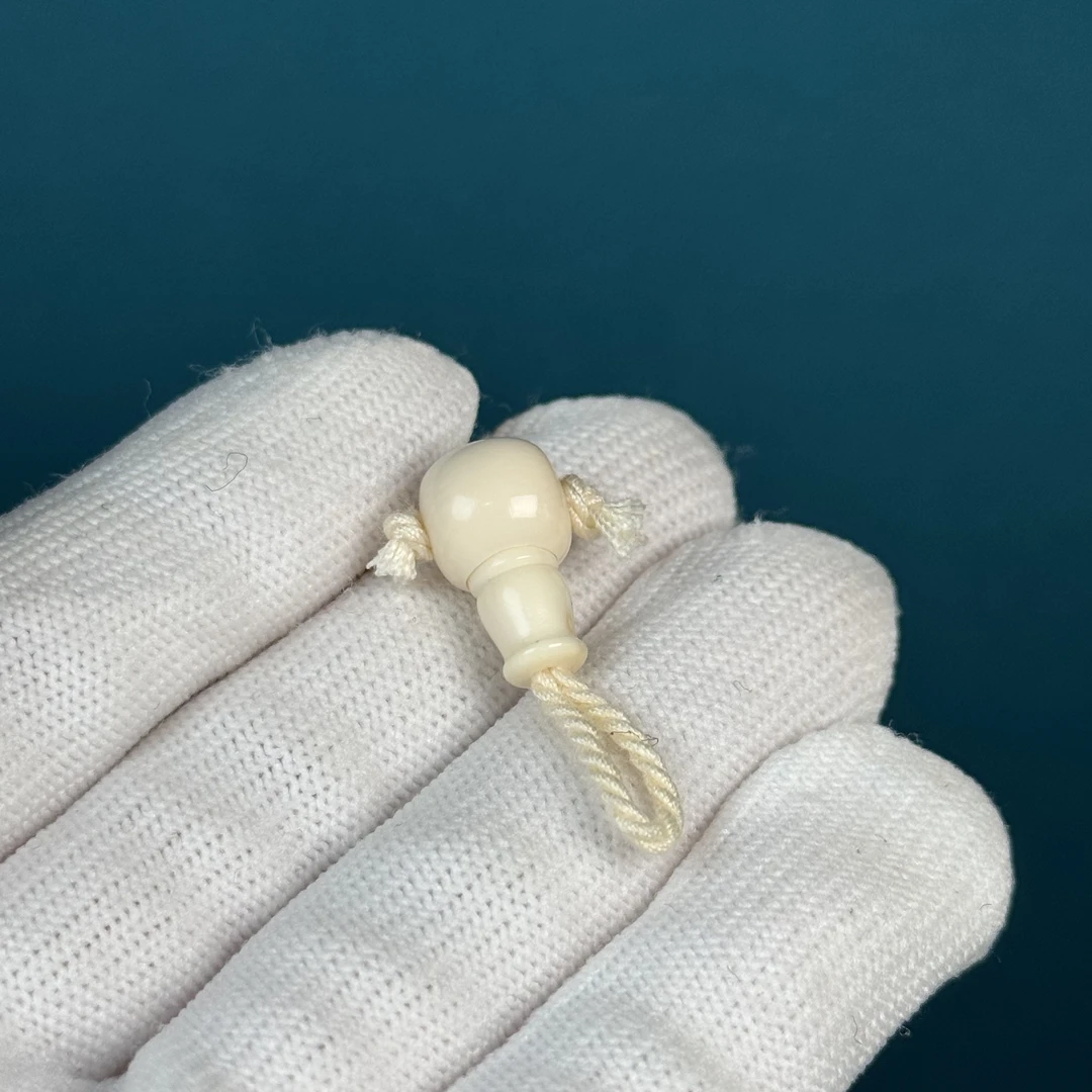 D6398天然猛犸牙 分体式三通9.2*16.8mm支持鉴定 假一罚四