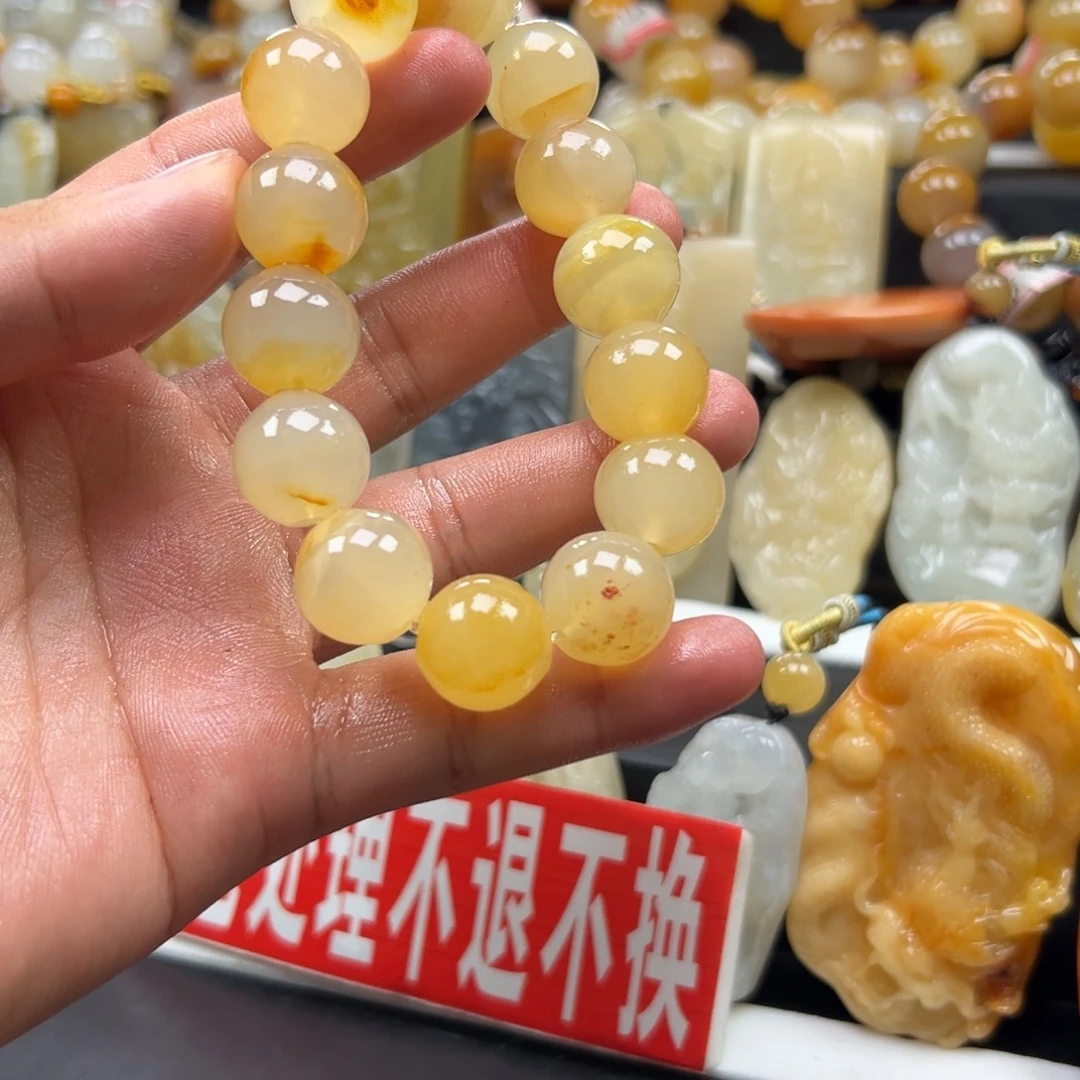 石英质玉（黄龙玉）未镶嵌多样性发货，发其一