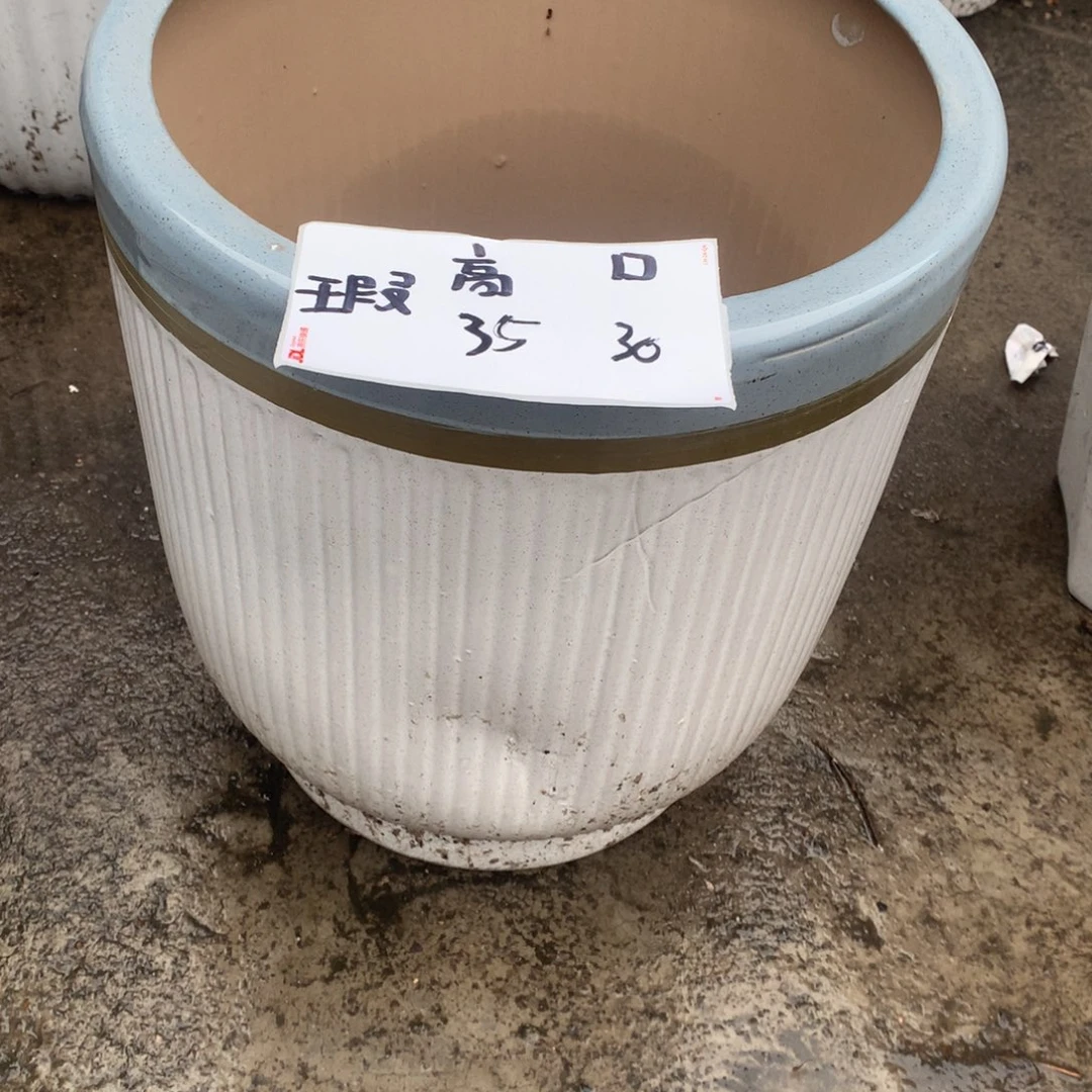 瑕疵高温陶瓷花盆