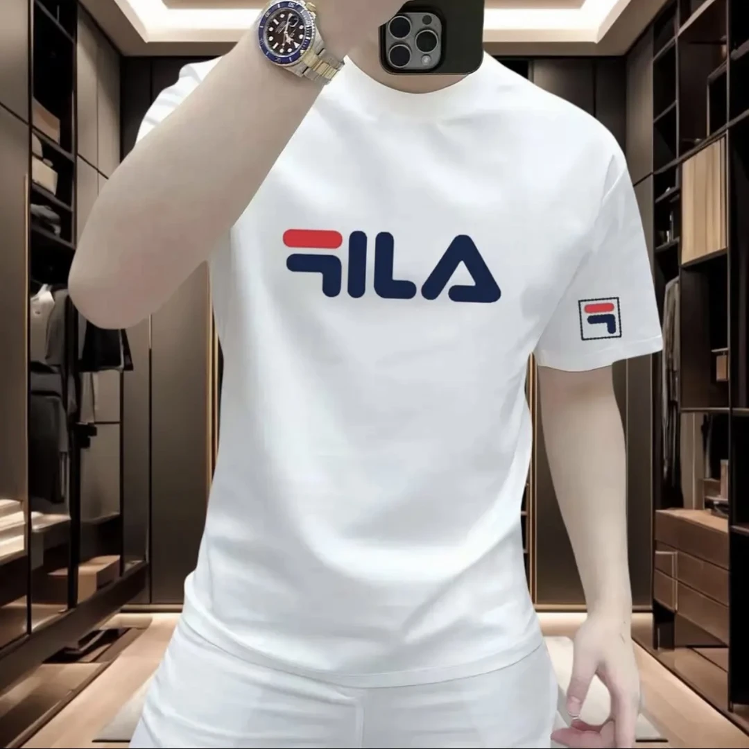 重磅短袖痞帅炸街T恤夏季休闲时尚ins潮牌圆领半袖上衣男装