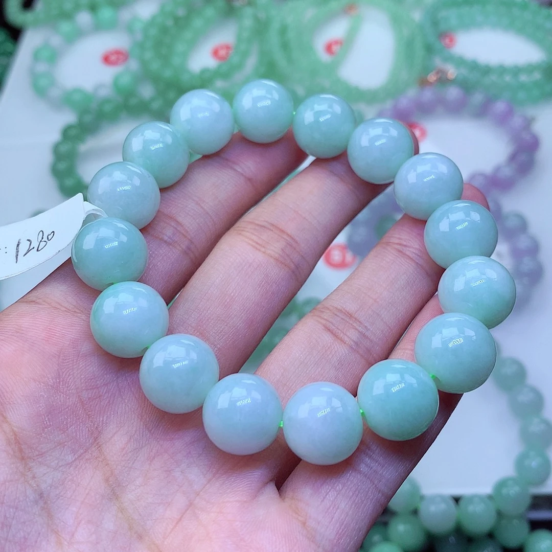 翡翠未镶嵌毛衣链