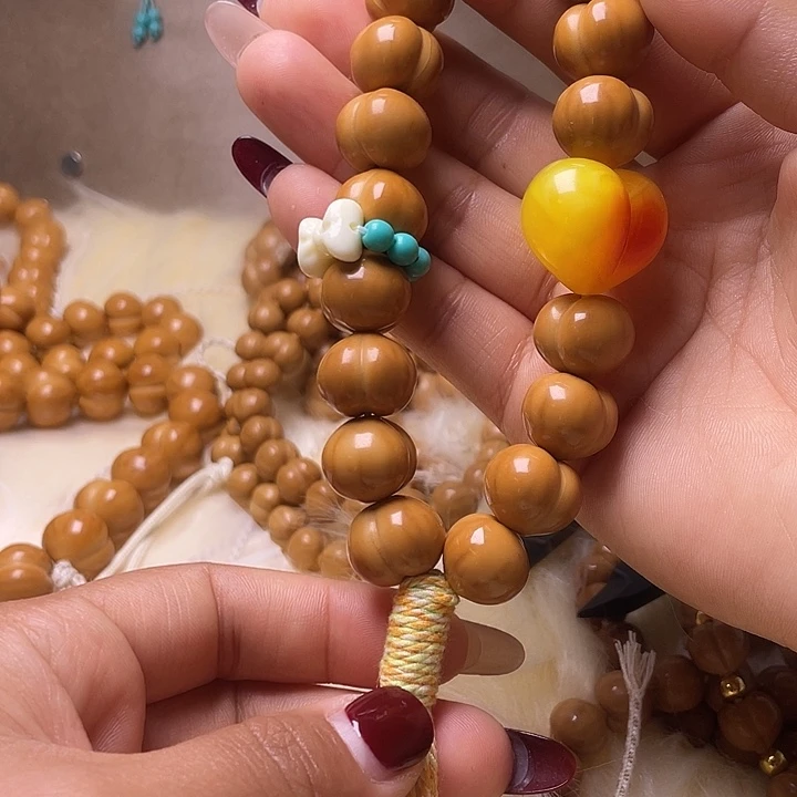 别***！猴头核桃手串15尺寸镜面柯基屁桃手持全品无暇