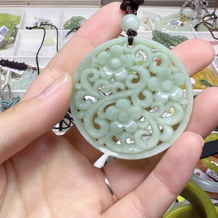 未镶嵌蛇纹石玉手链