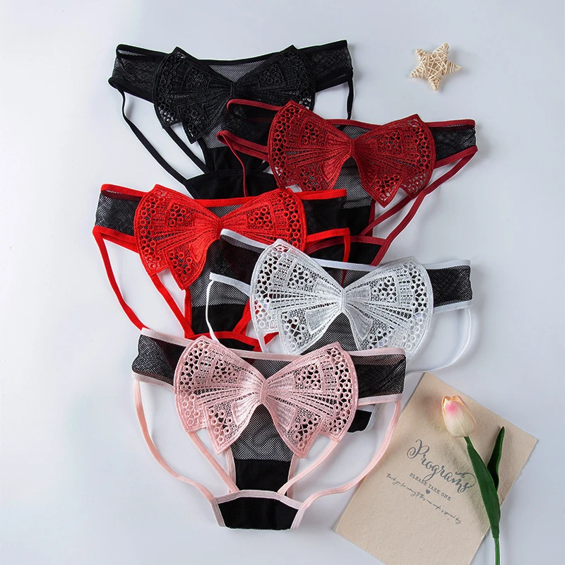 性感蕾丝女内裤舒适透气薄款纯欲镂空透气棉裆诱惑迷人少女士三角