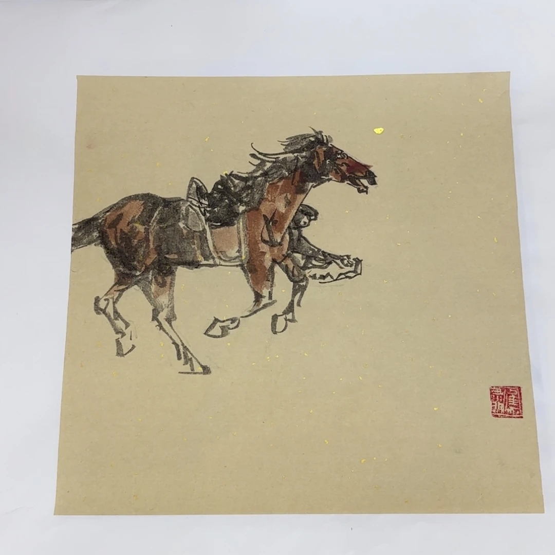 国画焦禄明老师作品刘