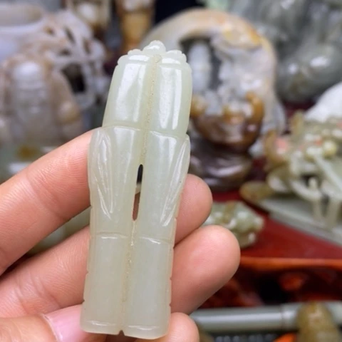 和田玉挂件把件摆件未镶嵌