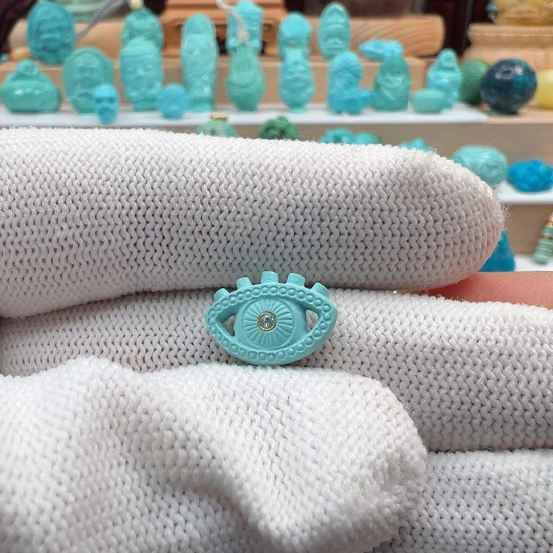 绿松石未镶嵌珠宝奇石