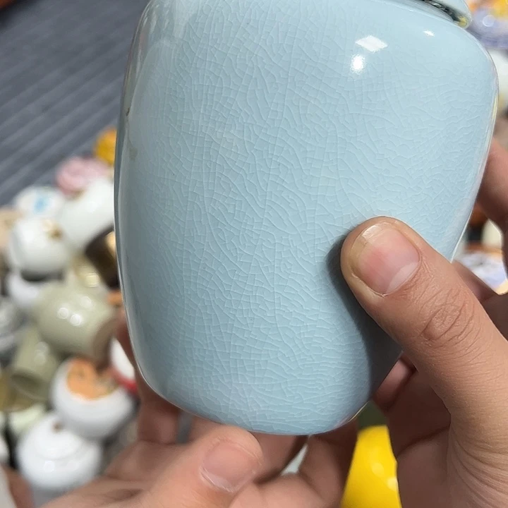 茶叶罐陶瓷家用储物罐瑕疵福利品介意勿拍