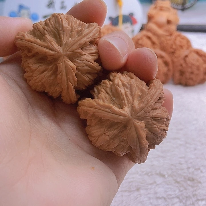 把件文玩核桃泰*石三棱