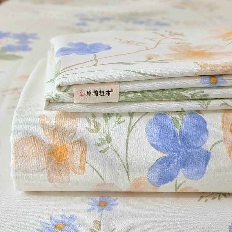 夏季凉感老粗布纯棉床单单件全棉被单加厚三件套A类床盖2025新款