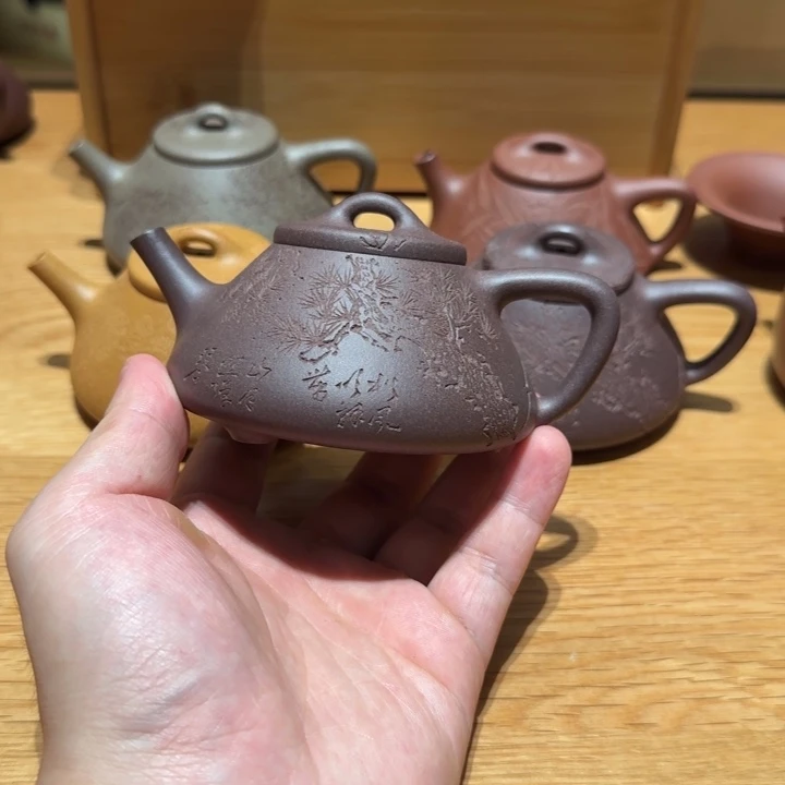 骑***神茶壶紫砂紫茄子冶