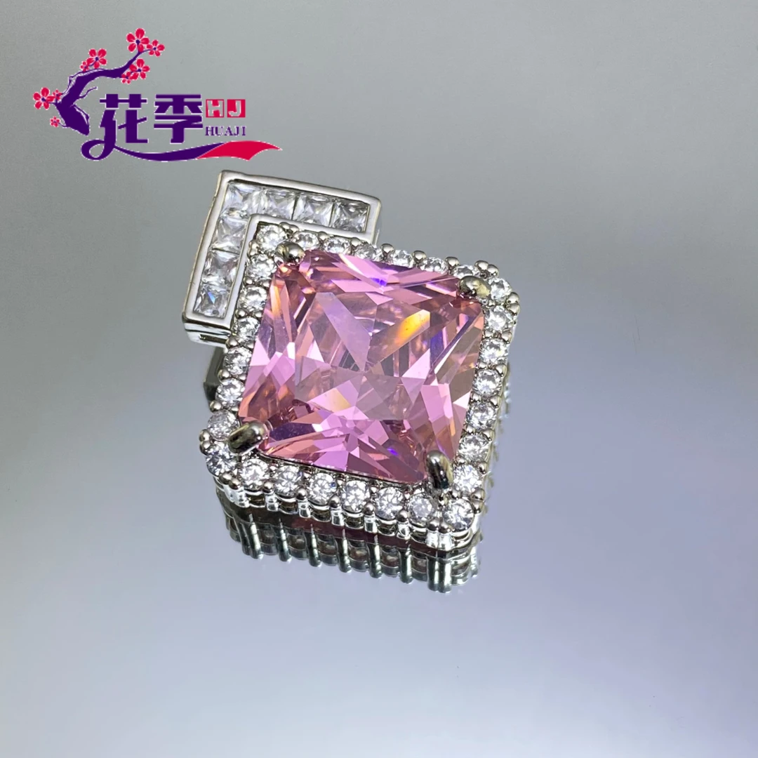 【花季】 原创高级玫红强荧光吊坠ML110