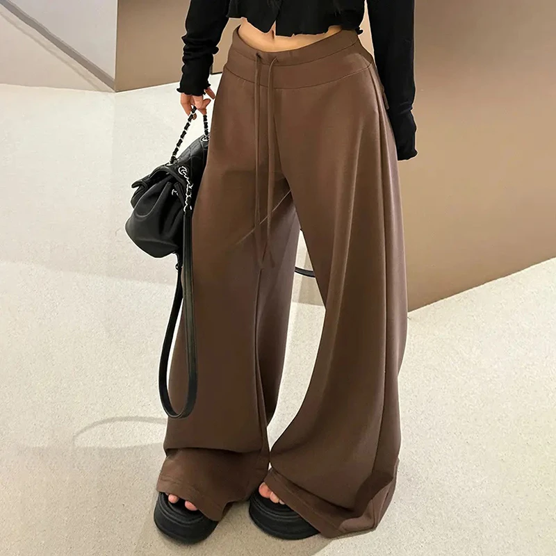 秋季孕妇裤2025时尚款慵懒风松弛感宽松阔腿裤秋天外穿休闲赫本风