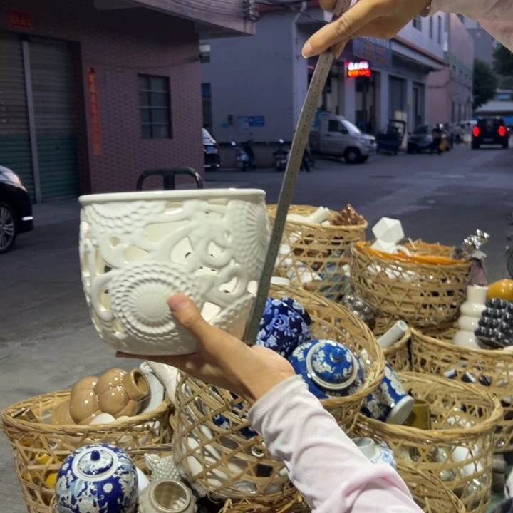高温陶瓷工艺饰品（部分微瑕）39底部带孔