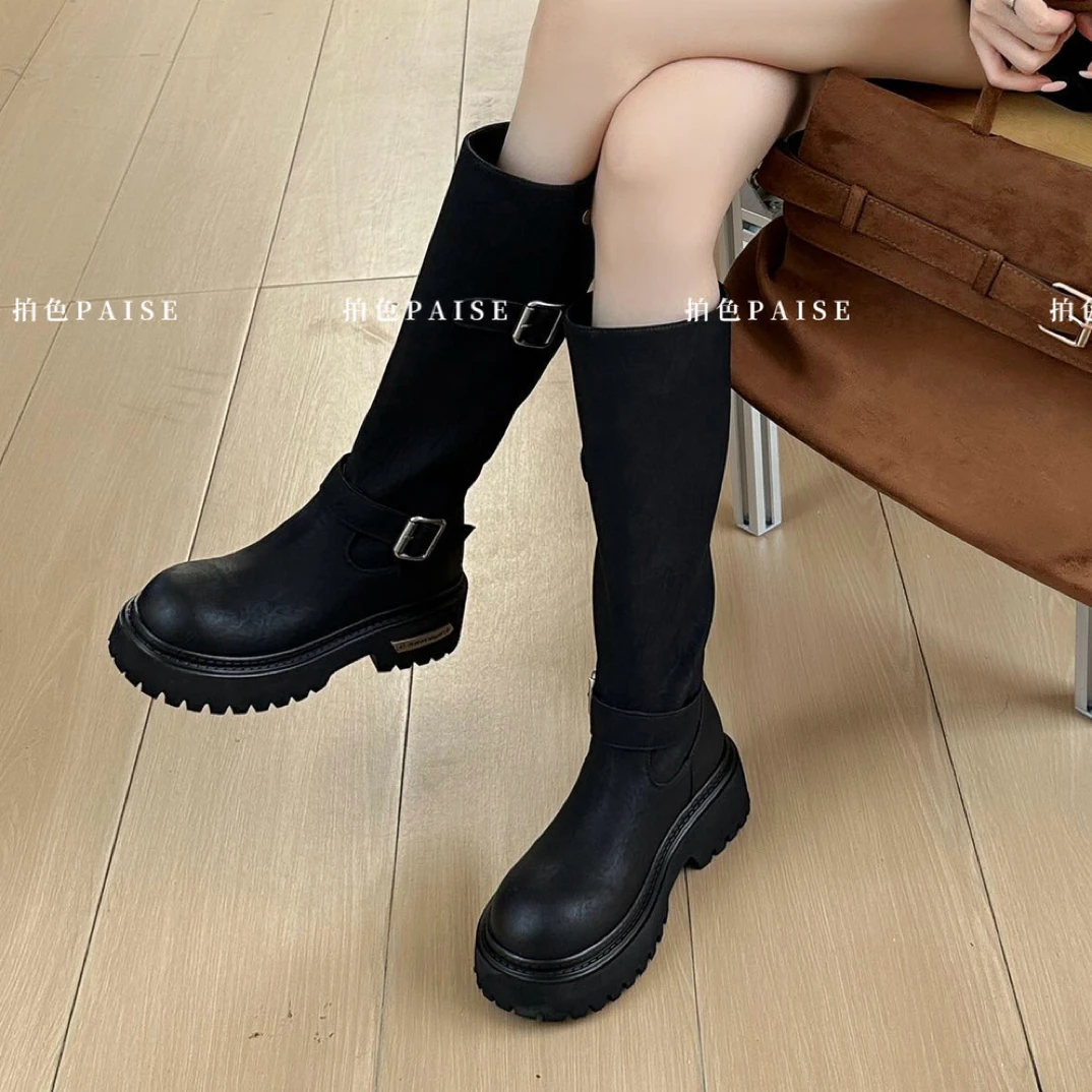 （蓉姐专属）a70复古骑士靴6-95