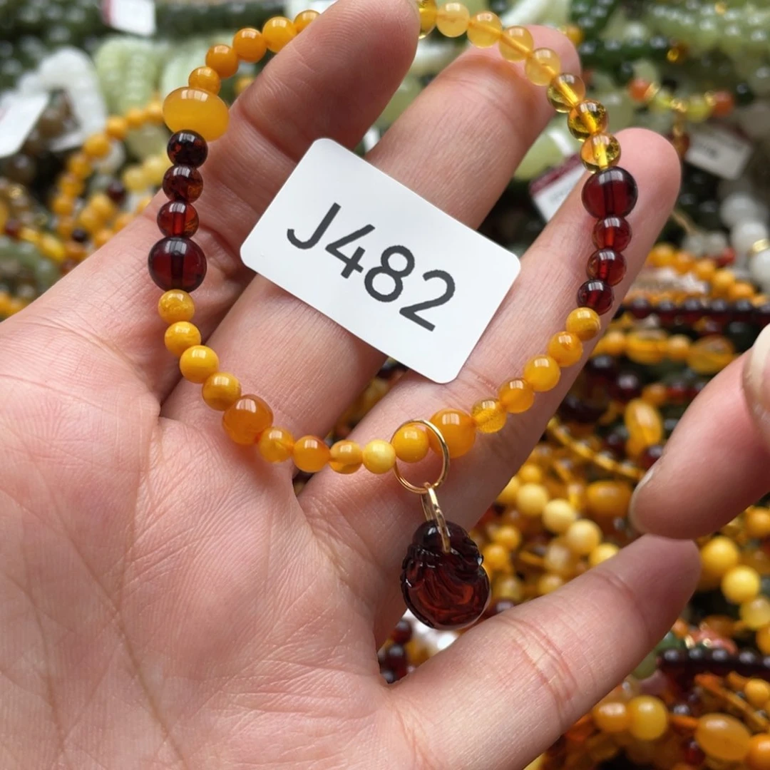 手链蜜蜡未镶嵌手串