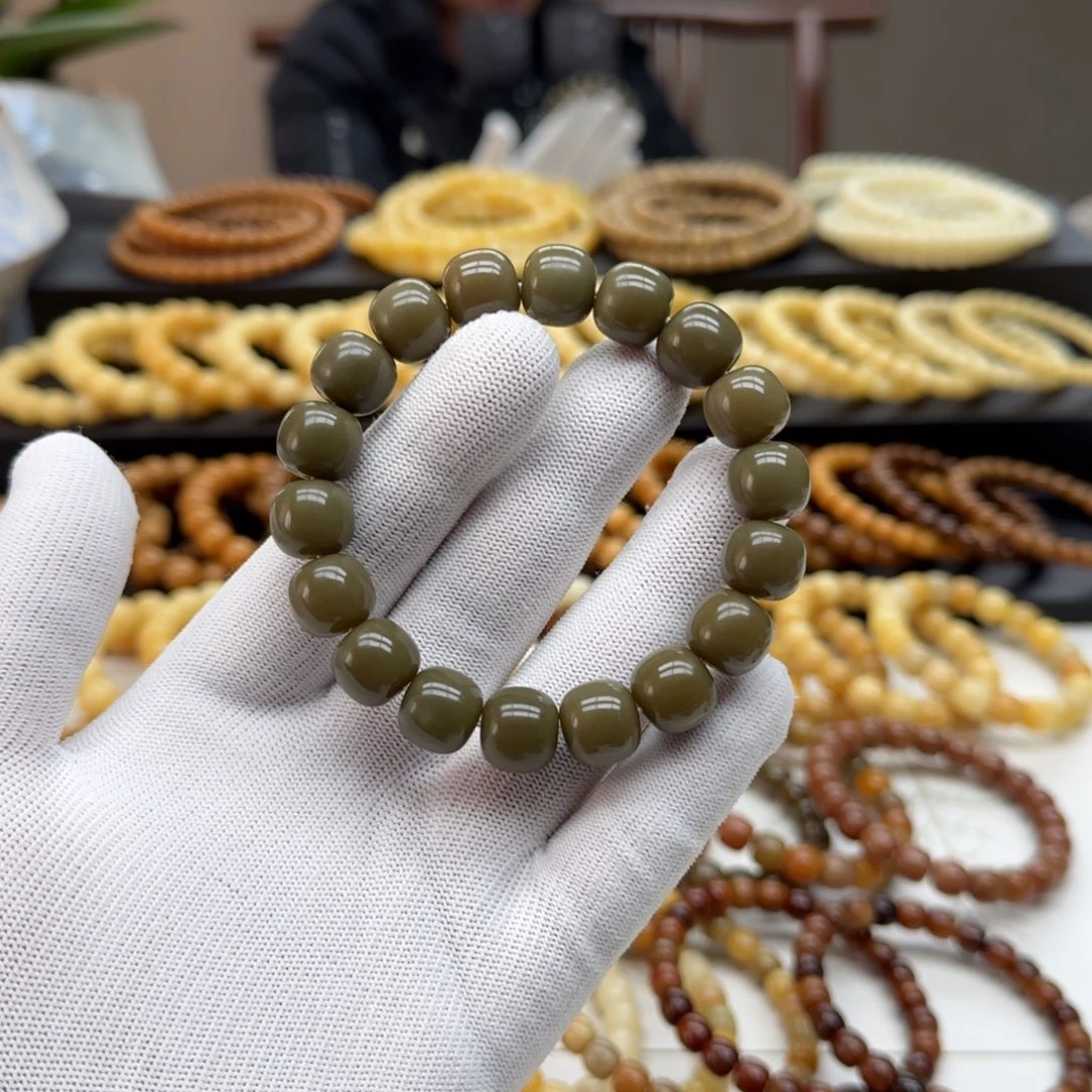 手串菩提根/象牙果12*13微瑕5年