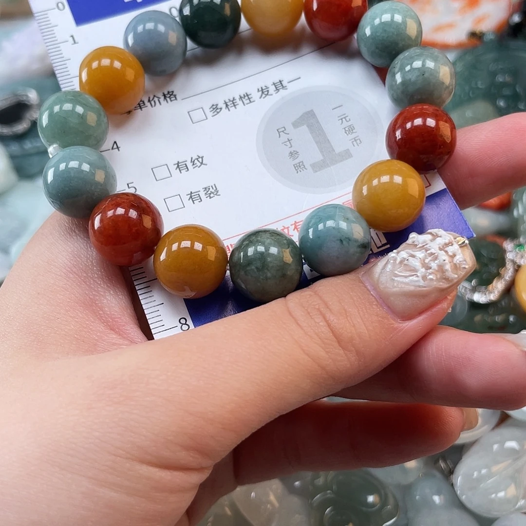 翡翠未镶嵌颈饰1174