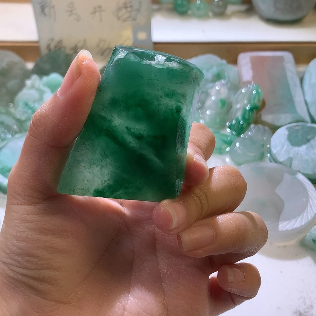 石英质玉未镶嵌珠宝半成品