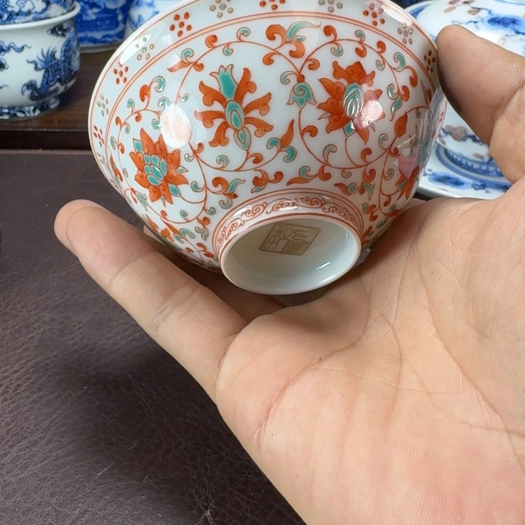 b***n瓷片当代景德镇陶瓷手绘茶具