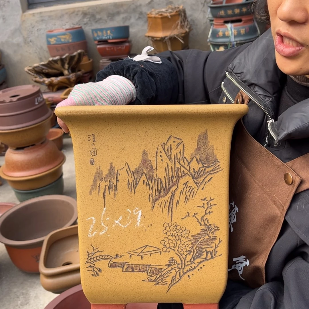 花盆紫砂盆景艺术