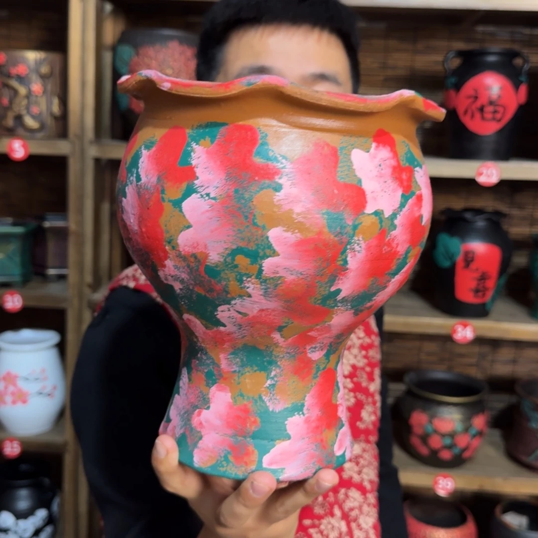 带孔高端浮雕花盆炸炸炸