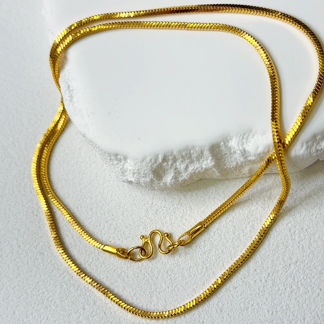 高定盒形蛇骨链-B020