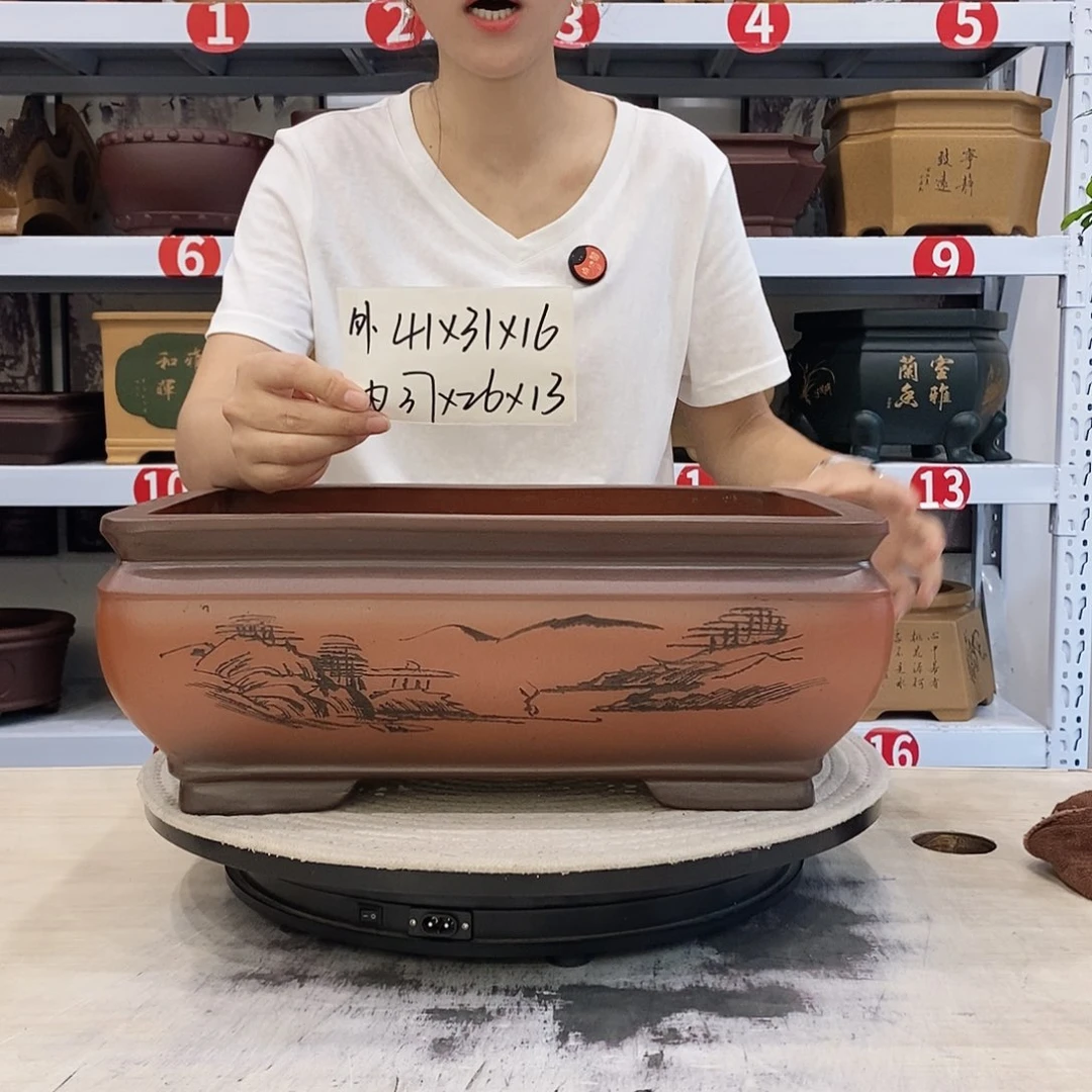 紫砂花盆紫砂花盆