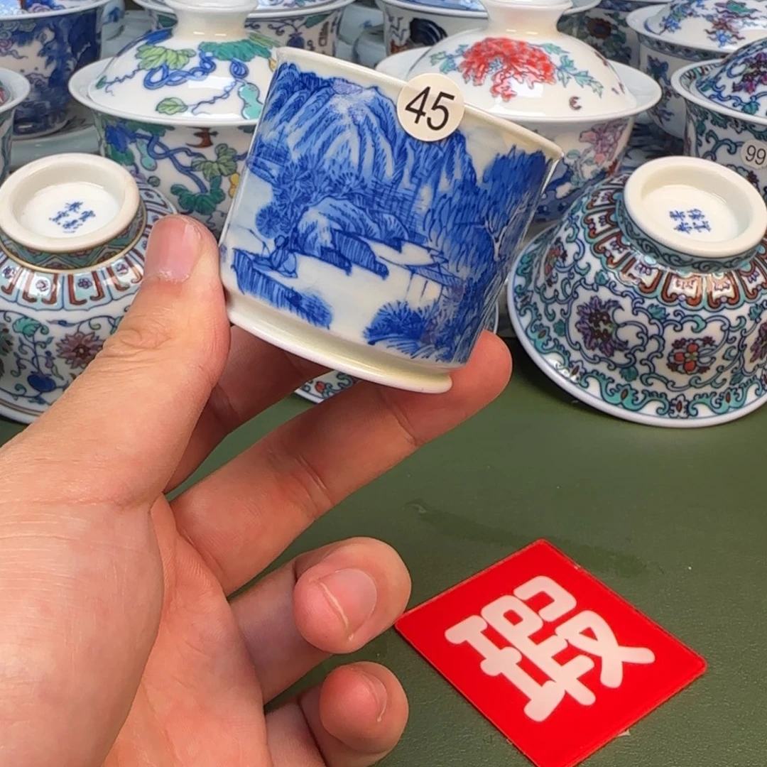 彦祖纯手工手绘茶具45