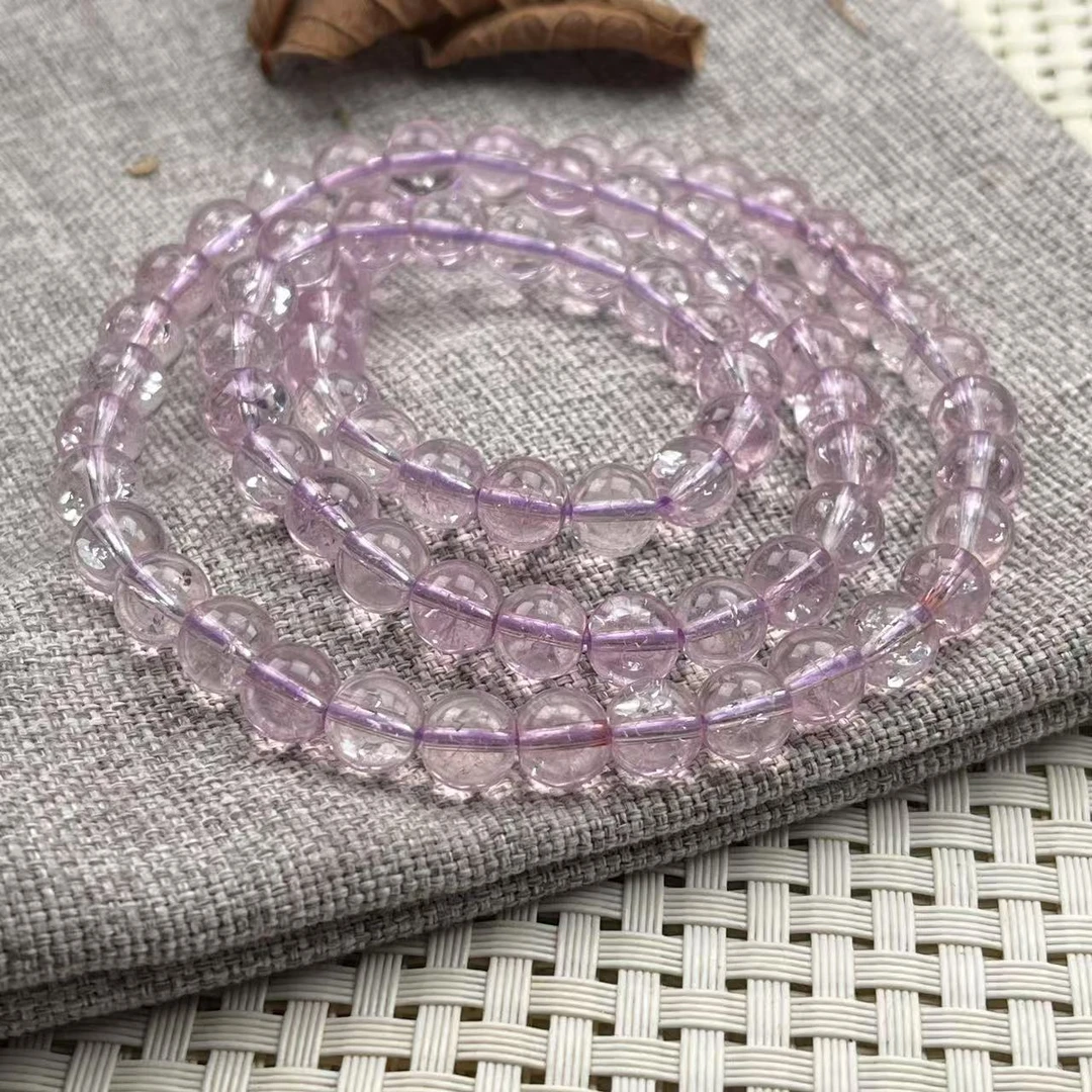 SJ-0137号清新大气紫色多圈8mm手链多样性发一件